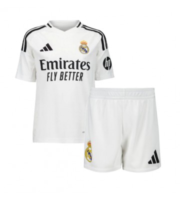 Real Madrid Primera Equipación Niños 2024-25 Manga Corta (+ Pantalones cortos)